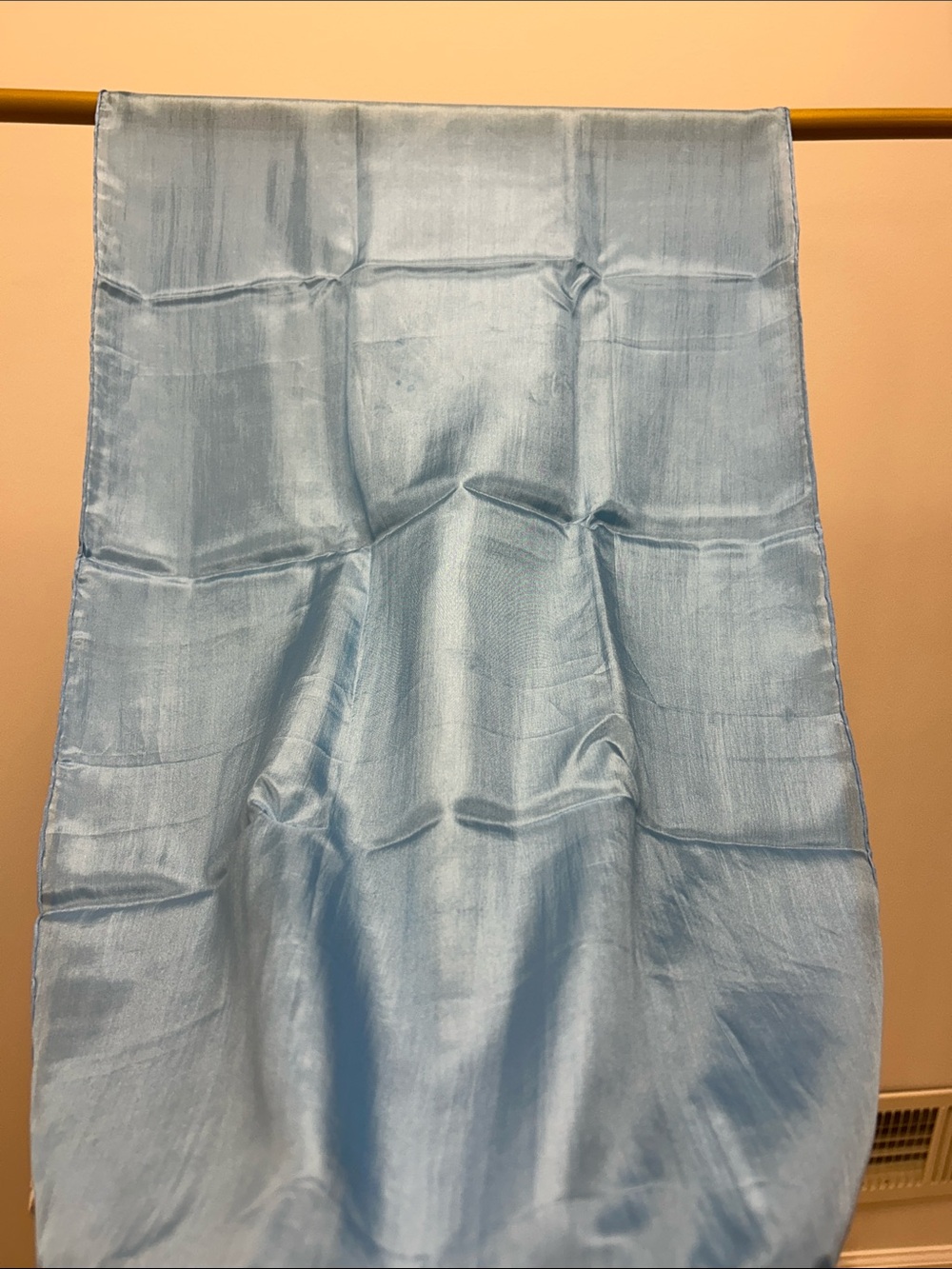 Light Blue Sheer silk Scarf image 2